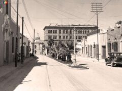 Calle Morelos en 1952