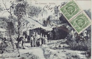 Postal de Familia Saltillense en 1908 4