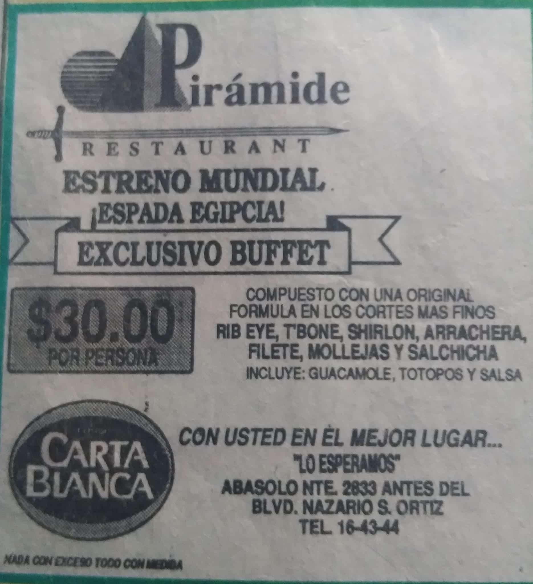 ¿Recuerdas el Restaurante La Pirámide en Saltillo? 2