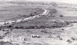 Vista de Saltillo en 1982 desde la Col. Universidad Pueblo 9