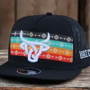 Gorra Lost Calf Original Arrow Flat Negra