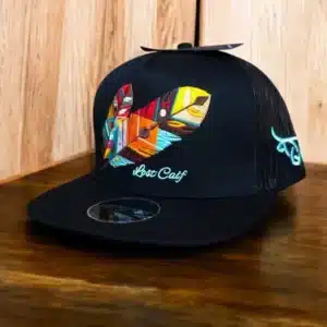 Gorra Lost Calf Original Tribe Negra Flat