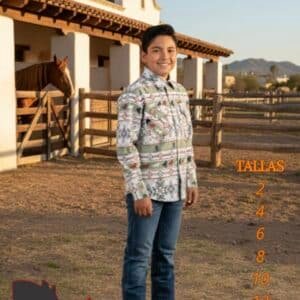 Camisa Vaquera de Broche para Niño - Varios Modelos