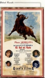 Cartel de Corrida en la Plaza de Toros Armillita 5