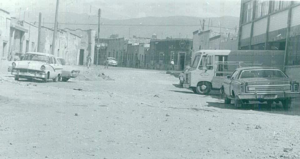 Cruce de Calles Gral. Cepeda y Pedro Aguero a finales de los 60's 1