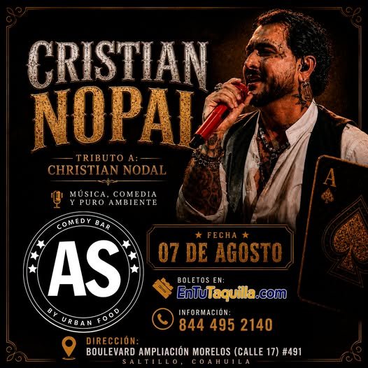 Cristian Nopal — Tributo a Christian Nodal en Saltillo 2 Cristian Nopal — Tributo a Christian Nodal en Saltillo 2