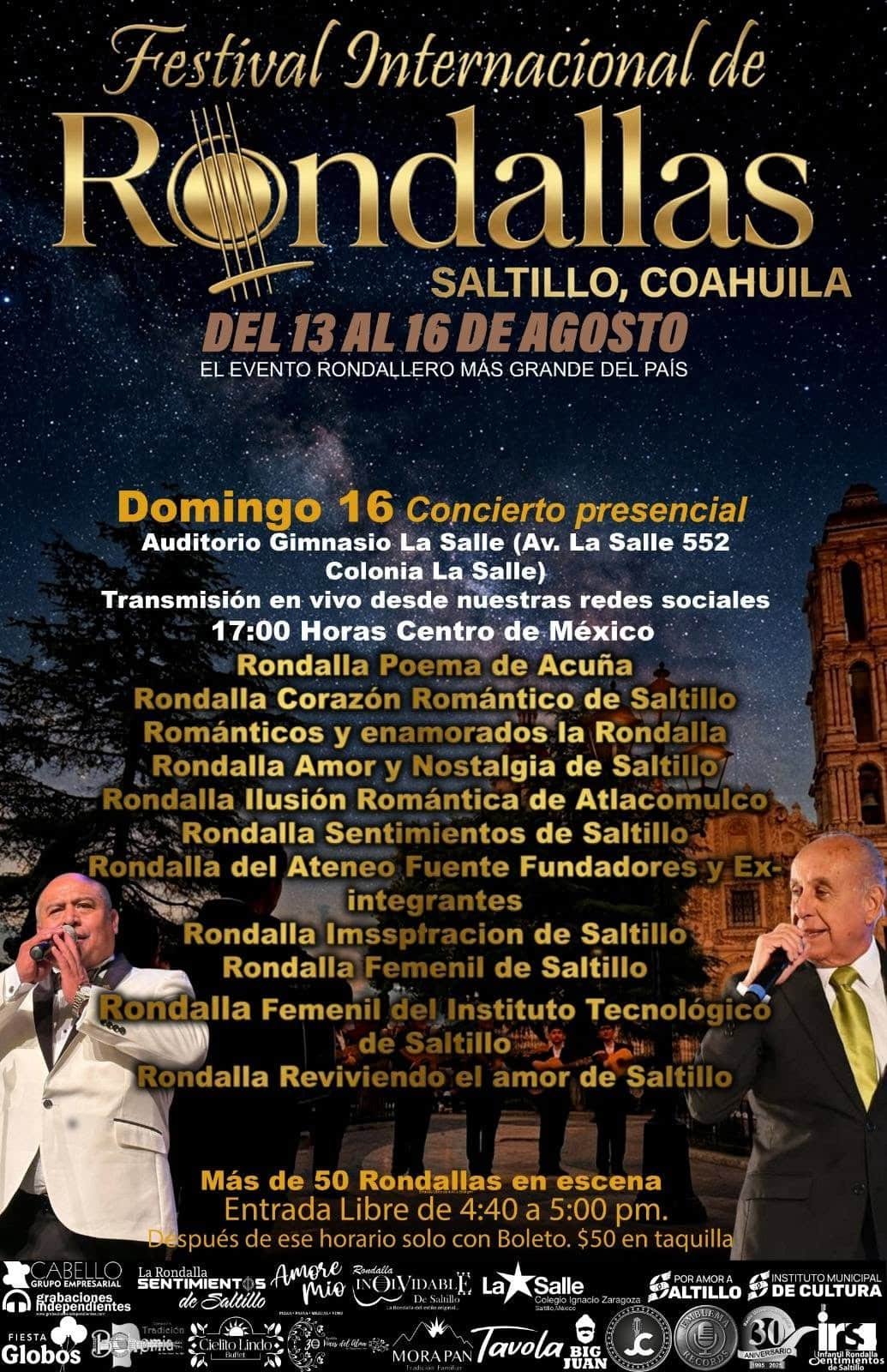 Festival Internacional de Rondallas Saltillo 2026 – Día 4