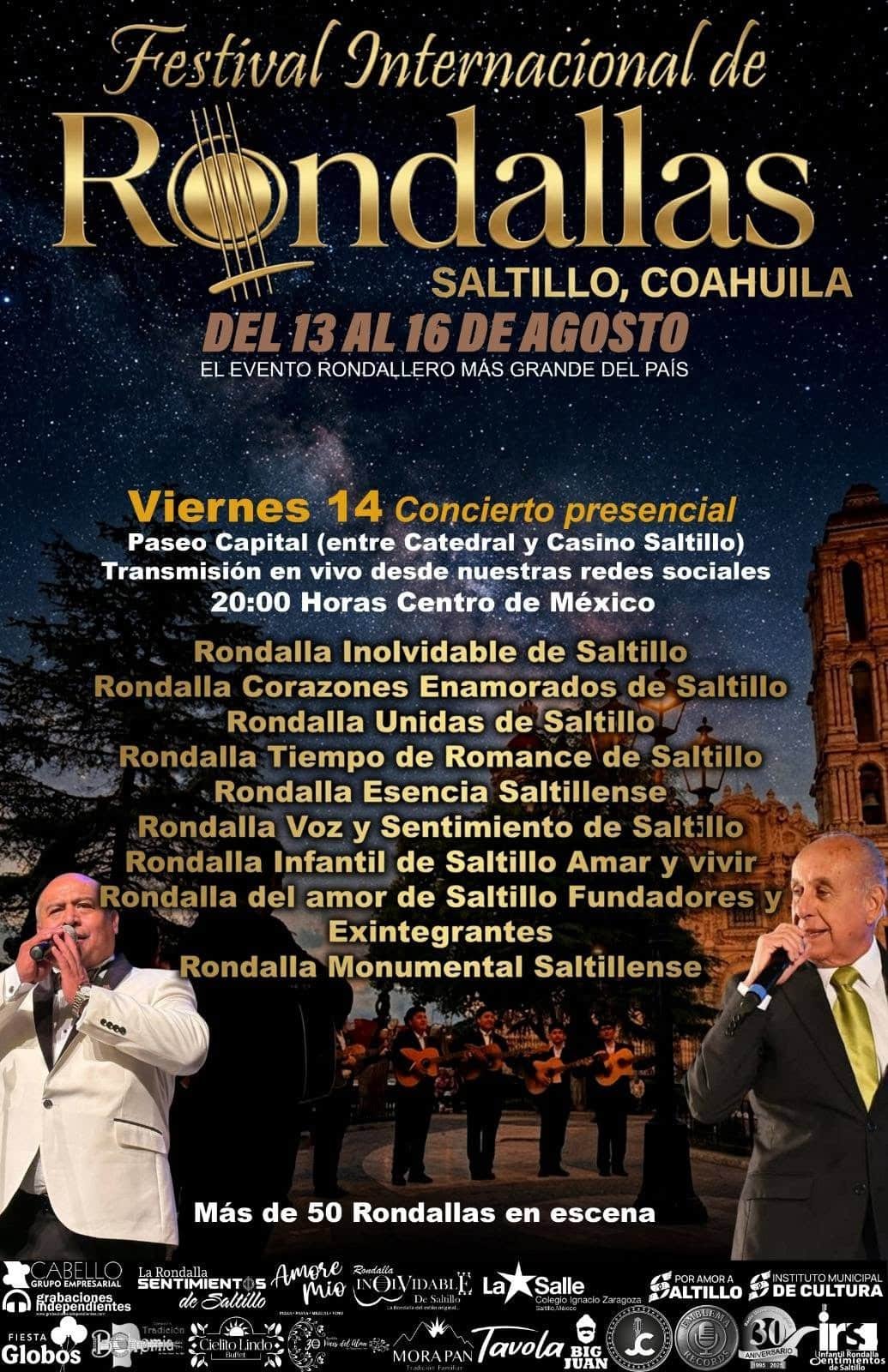Festival Internacional de Rondallas Saltillo 2026 – Día 2