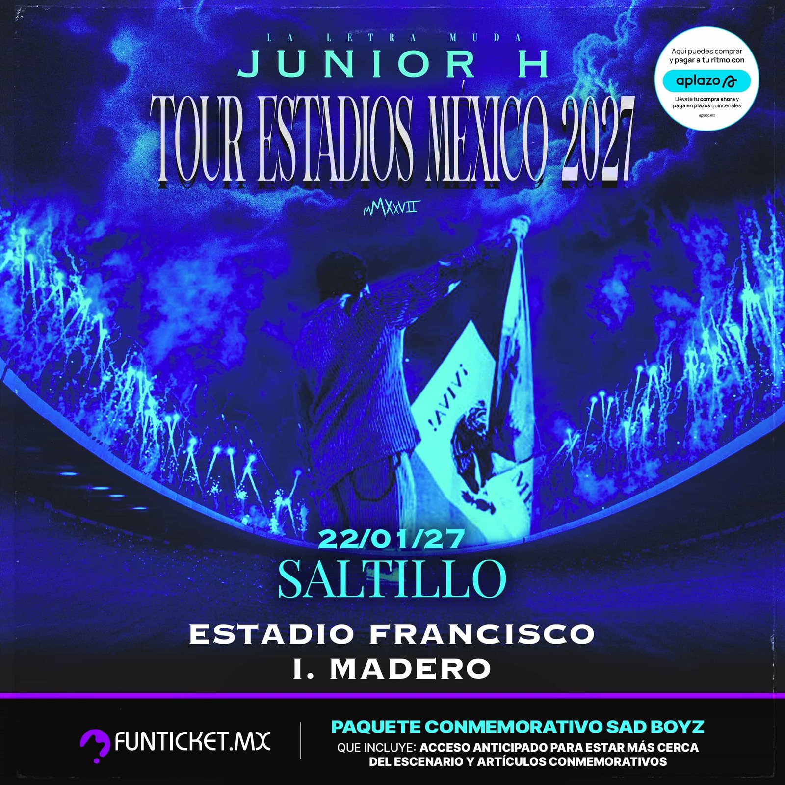 Junior H — Tour Estadios México 2027 en Saltillo 2 Junior H — Tour Estadios México 2027 en Saltillo 2