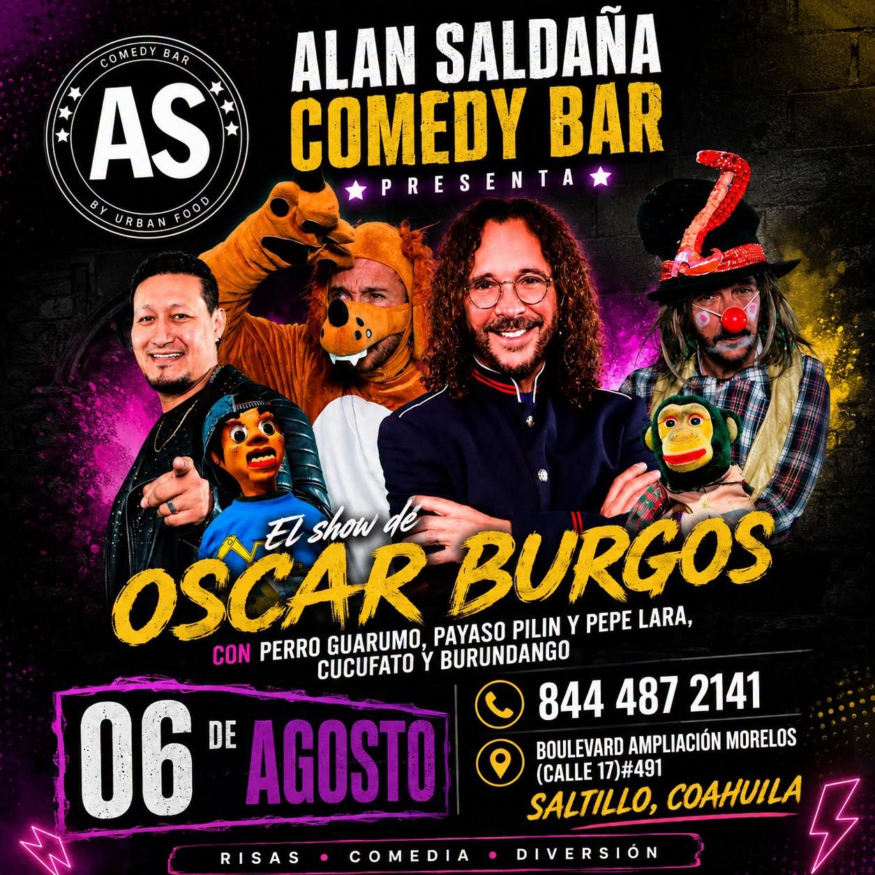 El Show de Oscar Burgos en Saltillo 2 El Show de Oscar Burgos en Saltillo 2