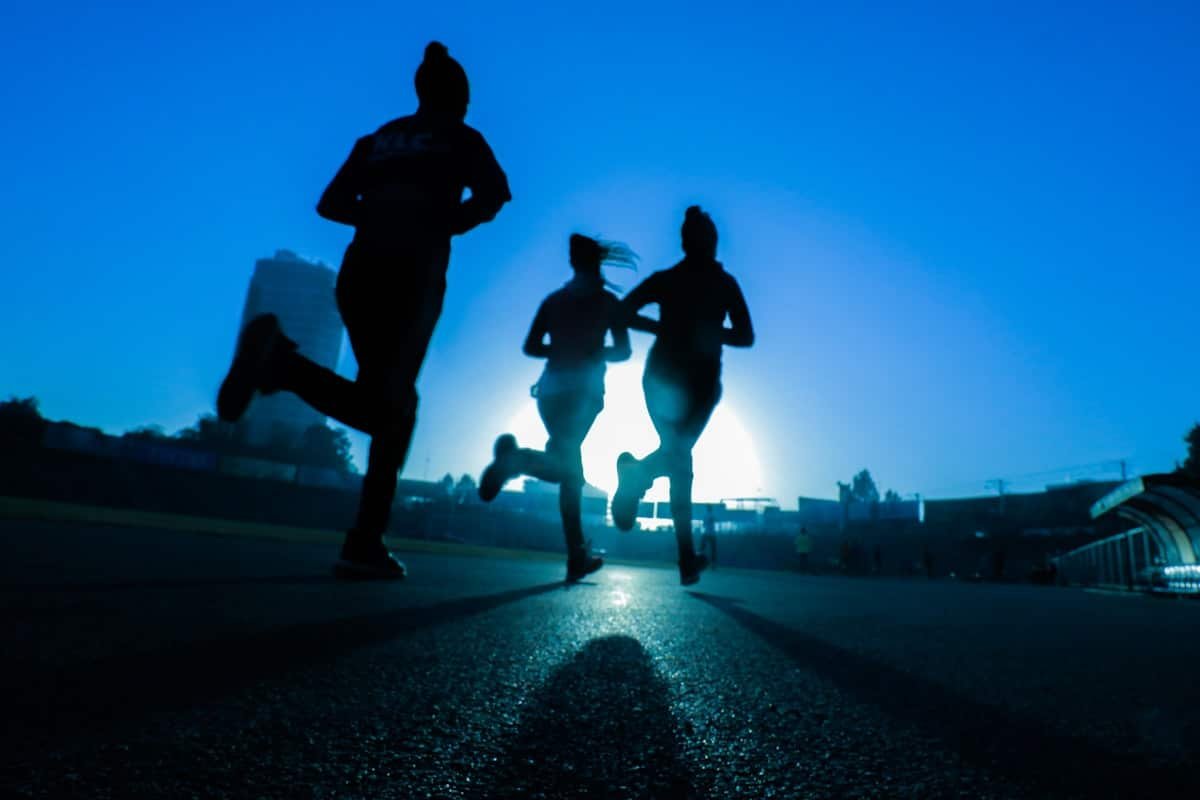 Corredores en una carrera deportiva en Saltillo, Coahuila