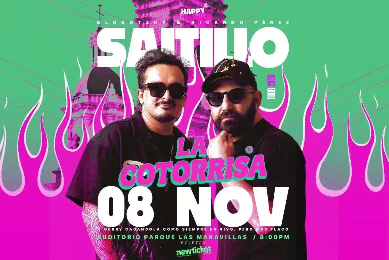 La Cotorrisa en Saltillo — Tour 2026 1 Happy Producciones