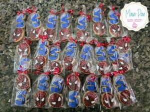 Paquete de galletitas mini de Spiderman 🕸🕷