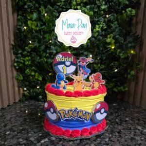 Pastel de pokemón ⚡️🔥🌱💧