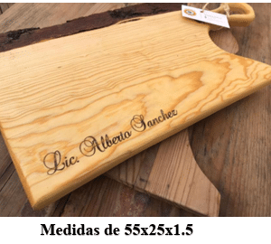 Tabla Artesanal de Madera
