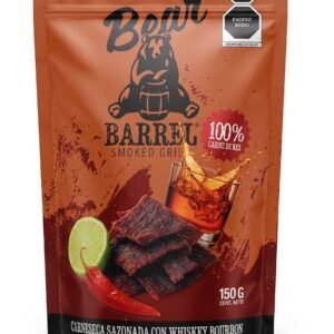 Carne seca sazonada con Whiskey y chiles secos