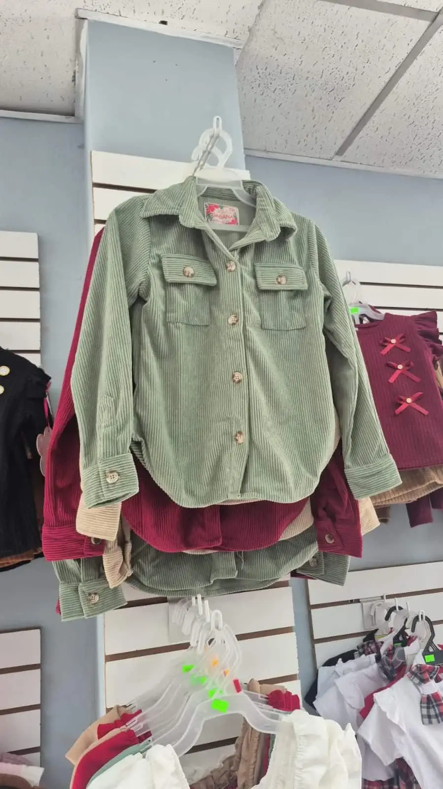 Camisola de Pana para Niña