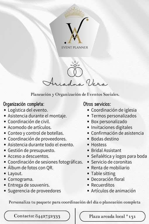 Organización Profesional de Eventos Sociales