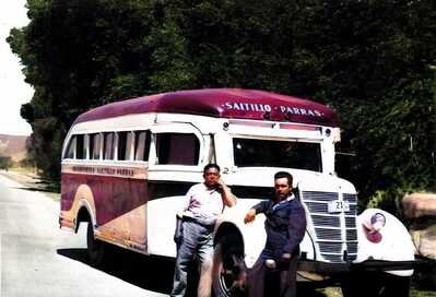 Transporte Saltillo Parras en los 50s ó 60s Transporte Saltillo Parras en los 50s ó 60s